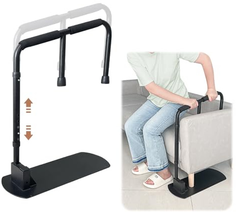 Mybow Dispositivos de asistencia para silla de bastón de sofá, para personas mayores, barra de agarre de pie, ayuda para ancianos, discapacitados, silla, elevador, asas de sofá, riel de apoyo, sofá