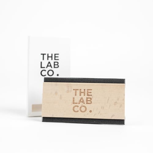 The Lab Co. Wool & Cashmere Comb | Cashmere Comb, Wool Comb & Pilling Comb | Fuzz Fabric Lint Remover for Knitwear, Jumpers & Sweaters | Beech Wood Garment Care Tool
