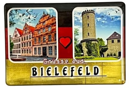 Bielefeld Bielefeld Souvenir Bielefeld Magnet Deutschland Kühlschrankmagnet Deutschland Souvenir Bielefeld Reiseandenken - Geschenkartikel