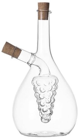 FLCPJGV Aceitera y vinagrera Dispensador de Aceite de Cocina Botella de de Vidrio