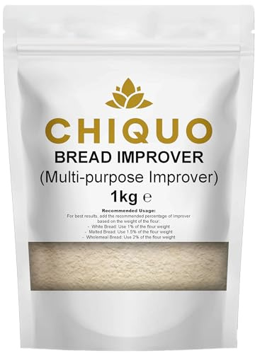 Chiquo Bread Improver 1kg – Professional Dough Enhancer & Conditioner for Perfect Bread Texture – Strengthens Starch & Enhances Texture – Ideal for All Flours