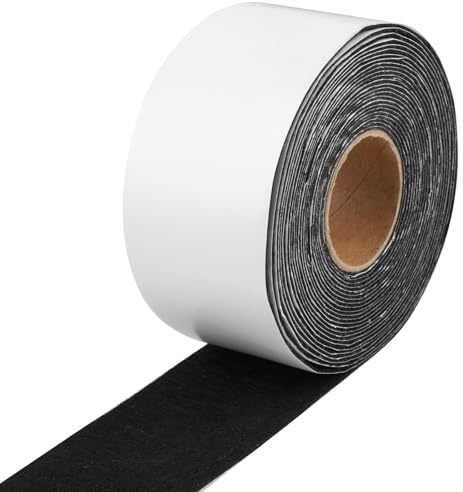 Filzgleiter Selbstklebend, 6m Filz Selbstklebend, 5cm Breit Leicht Zuschneidbar Filzgleiter Rolle, Schneidbar Filzband für Stühle und Möbel