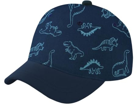 Baby Baseballkappe, Dinosaurier Muster Baseballmütze, Baby Mütze Sonnenhut, Verstellbare Cartoon Kleinkind Sonnenhüte für Jungen Mädchen Kleinkind