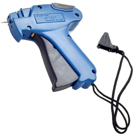 Studiocen Etikettierpistole für empfindliche Stoffe - Profi Etikettiergerät für Kleidung, Seide, Baumwolle & Unterwäsche - Tagging Gun für Textilien, Preisschilder, Geschenkanhänger & Labels