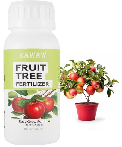 Apfelbaum Dünger, Dünger für alle Obstbäume, 300 ml, Vitalstoffkomplex mit effektiven Mikroorganismen und organischer Pflanzenkohle, 100% Natürlich, für üppiges Wachstum