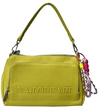 NAJ-OLEARI Borsa a Tracolla da Donna, Verde Lime, 32 x 16 x 13 cm, con Tasca Esterna