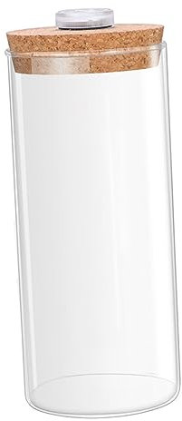 VERDANVERSE Bouteille Verre pour Terrarium Paysager Cylindrique avec Éclairage LED Décoration pour Balcon Ou Bureau