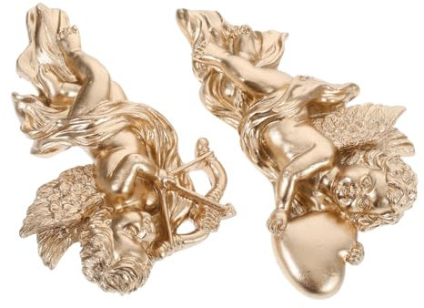 VALICLUD 2stücke -wandbehang Aus Kunstharz Im Europäischen Stil Wohnzimmer-ornament Dekoratives Wohnaccessoire Für Flur Eingangsbereich Und Fotowand