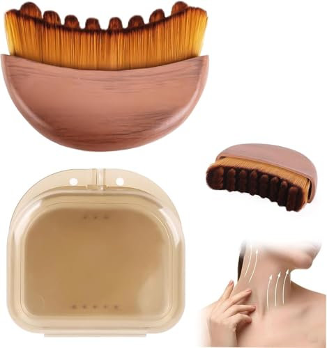 Lymphatic Contour Face Brush, The Lymphatic Drainage Massager for Face and Body, Dry Brushing Face Brush, Chin & Jawline Sculpting, Ergonomically Designed to Fit The Skin Precisely and Relieve Fatigue