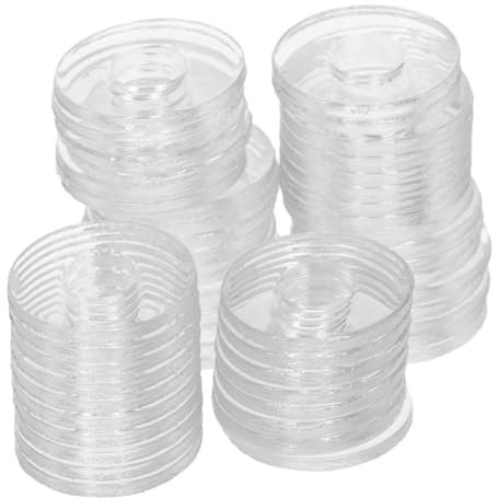 Mipcase 500pièces Rondelles De Poignée De Douche Joints Vinyle pour Vis Joints De Fixation Transparents Remplacement De Plats Accessoires pour Maison De Remplacement Vinyle