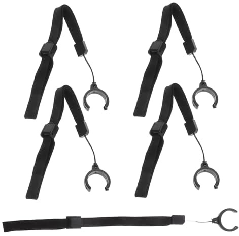 DEARMAMY 5 pièces Dragonne Poignet pour Canne de Marche Lot de Bandes Élastiques Réglables Confortables et Légères Accessoires de Remplacement pour Seniors et Bâtons de Randonnée