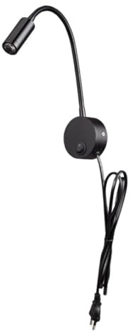 POPETPOP 2pezzi Lampada Led Da Parete Con Tubo Flessibile Per Illuminazione Multiangolare Luce Da Letto Per Lettura o Lavoro Serale Montaggio Parete o Testiera Design Pulito