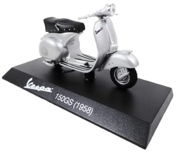 OPO 10 - Miniatur Roller 1/18 kompatibel mit Piaggio Vespa 150GS Grau - 1958 - Ves0010