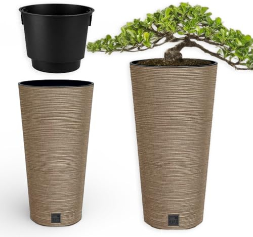 FEINZ Blumentopf ECO Wood 30x58 cm Naturo