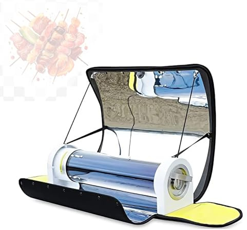 GEHPYYDS Barbecue Solaire Portable, Four Solaire, réchaud de Camping Pliable, Cuisson sans fumée, délicieux Repas pour 3 à 5 Personnes