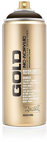 Montana Cans 285776 Spray Dose Gold, Gld400, s8020, 400 ml, Shock Brown Dark