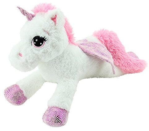 Sweety Toys 8032 Plüsch Einhorn Plüschtier Kuscheltier 65 cm Weiss