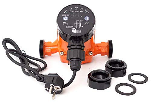 Heizungspumpe Umwälzpumpe Hocheffizienzpumpe Klasse A SK Auto 25-8A/180 (180 mm = Einbauhöhe) Förderhöhe 8m