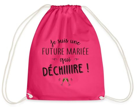 EVJF Future Mariée Qui Déchire - Enterrement De Vie De Jeune Fille Sac À Dos Cordon