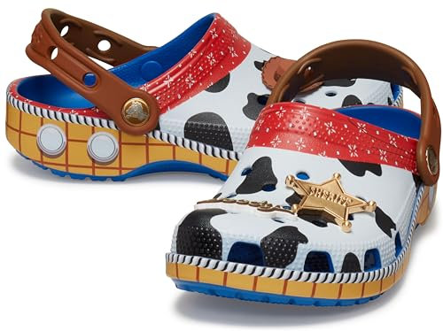 Crocs Unisex-Child Disney Pixar Toy Story Clogs, Blue Jean, 10 Toddler