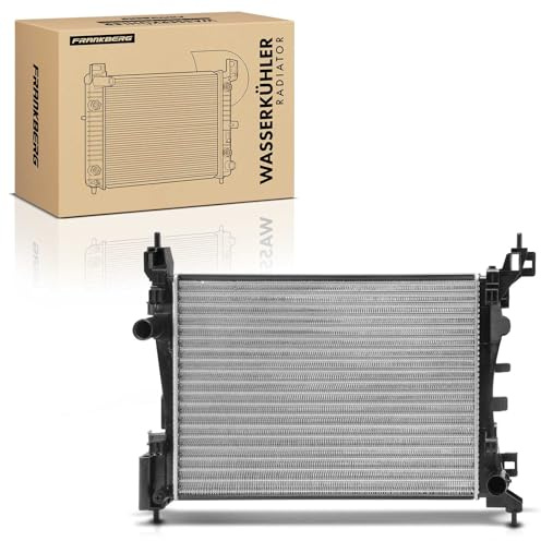 Frankberg Radiatore del liquido di raffreddamento 51864284 | Compatibile con: Qubo 225, Punto Evo box/hatchback 199, Punto 199, Grande Punto Van 199, Punto Evo 199