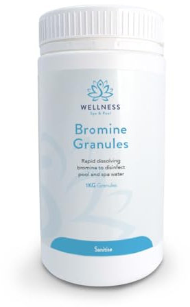 1kg Bromine Granules - Spa Bromine Granules, Pool Bromine Granules as a primary disinfectant for your water