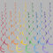 36Pcs Arc-en-ciel Tourbillonnantes Guirlande Décorations de Fête Ccoloré en Feutre Suspendue Banderole de Plafond en Spirale pour Anniversaire Bapteme Mariage Carnaval Fiesta Festival Decor Fourniture