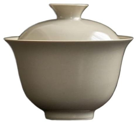 Teetassen,Handgemachte Terrine Teeschale, 160ml Chinesische Keramik Gaiwan Tee Schüssel Kung Fu Tee-Set Tee Tasse Tee Zeremonie Terrine