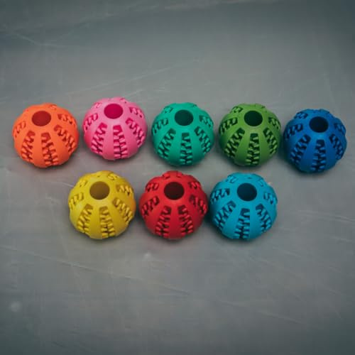 Brain Booster Futterball für Hunde | Intelligentes Hundespielzeug mit Leckerli-Funktion | Intelligenz Futterball für Hunde | Interaktives Hundespielzeug zur Förderung der Denkleistung (Rosa, M)