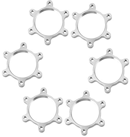 Anneome 6stücke Teiliges Disc Brake Rotor Adapter Für Fahrrad Kompatibel Mit Center Lock Langlebig Und Robust Für -biker-zubehör Einfache Installation Hohe Praktikabilität
