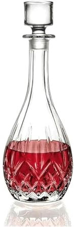 LBVOREGL Decanter in Vetro da 900 ml, Dispenser per Vino e Vino Rosso, Decanter per Vino Rosso, Decanter per la casa, Accessorio per aeratore del Vino per Gli Amanti del Vino Aeratore per Vino