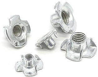Écrous en T, inserts filetés, 50 pièces écrous en T à insertion aveugle for quincaillerie de meubles en bois M3 M4 M5 M6 M8 M10 M12(M3)