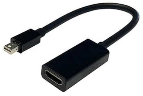 Brightium Adaptador Mini Display Port Macho a HDMI, Compatible con resoluciones 4K, Ideal para conectar Dispositivos a Pantallas externas.