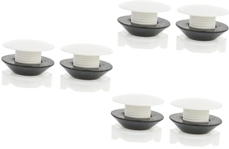 Artibetter 6Pcs Toilet Tank Plug Plastic Connector - Toilet Tank Plug - Airtight Plastic Connector for Fish Water Towers and Buckets Easy Installation Bathroom Accessories