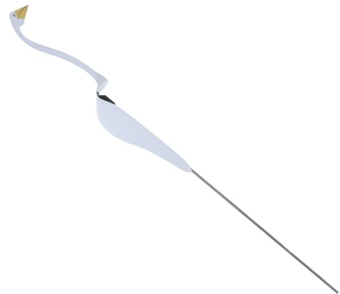 Toyvian Décoration Extérieure Flamant Rose Piquet de Jardin en Aluminium Blanc Facile à Utiliser et Attrayant pour Terrasse et Plage