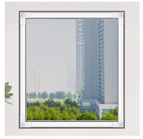 ZCXMNL Zanzariera magnetica regolabile fai da te con piccola finestra a rete magnetica, 68 Sezes(60 x 110 cm)