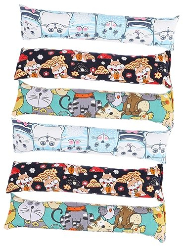 ifundom 6pièces Jouets Herbe à Chat pour Chats Lot de Coussins à Mâcher Stimule Instinct Naturel