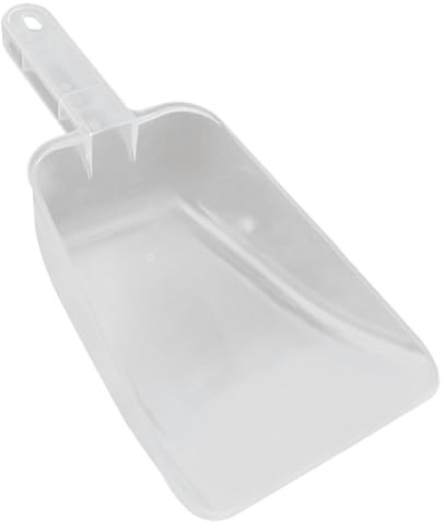 FewNvWa Cuillère Nourriture Animale Spatule Répartition Grains Pelle Alimentation Animaux Outil Cuisine Ferme Design Multifonction en PC Adaptée à L'Agricultu, Transparent 18.8 X 13.2 X 6 Cm