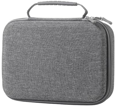 AsrMyjcx Dustproof Double Controllers Carrying Case, EVA Double Game Controller Protective Case for PS5, PS4 and Others Game Controllers, Gray