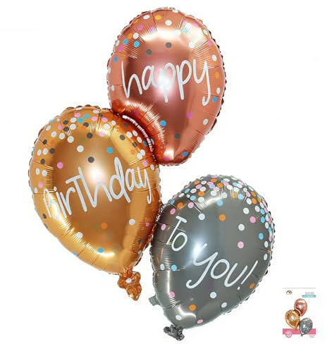Folienballon XXL Happy Birthday to You,Helium Ballon Deko,Luftballon Geschenkidee Geburtstag,Geburtstagsdeko zum Geburtstag Kindergeburtstag Dekoration Feier Party 86cm