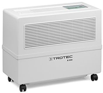 TROTEC Luftbefeuchter B 500 – Raumbefeuchter für große Räume bis 420 m²/ 1050 m³, 50 l Tank, mit Funksensorsystem