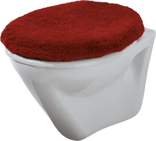 Erwin Müller WC-Deckelbezug Athen Terra Größe 47x50 cm - weich und flauschig, trocknergeeignet