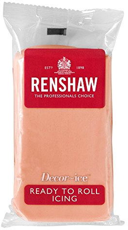 500g Renshaw Ready To Roll Icing Fondant Cake Sugarpaste SKIN TONE FLESH