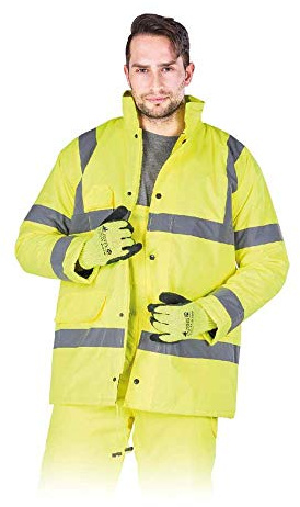 Reis K-VISYM Gefütterte Schutzjacke, Gelb, M Größe