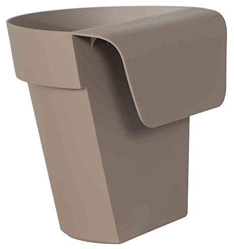 EURO3PLAST Balconiera UP VASO 25X20 H23 TORTORA