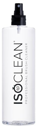 ISOCLEAN Makeup Brush Cleaner - Spray Top, 525ml | Gentle Daily Use Solution, Reduces Product Buildup, Improves Application, Easy Clean Brush Cleaning Solution & Sponge Cleaner