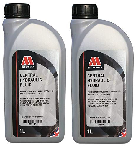 Millers Oils Central Hydraulic Fluid CHF, Power Steering, Suspension Level, 2 Litres