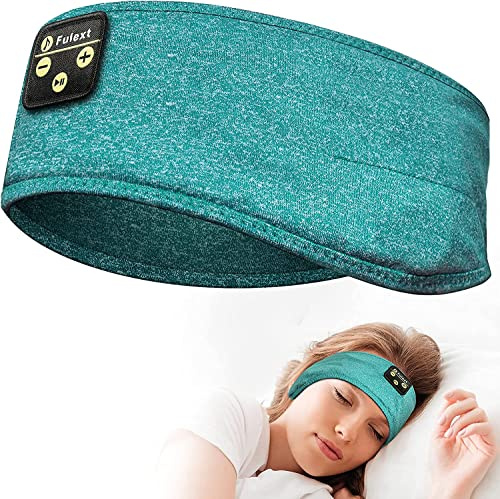 Fulext Schlafkopfhörer, Bluetooth-Stirnband, Schlaf kopfhörer, Sport-Kopfband, Lange Spielzeit, Schlaf-Headsets mit eingebauten Lautsprechern, perfekt für Workout, Laufen, Yoga