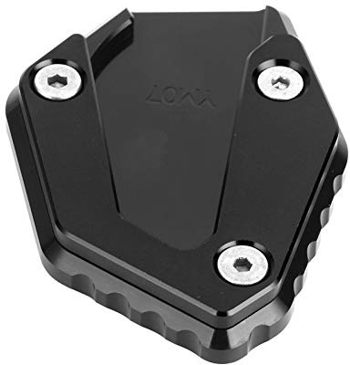 Tbest 700 2019 Kühlergrill,Vindskærm Mt 07 2014,Motorrad Kickstand Extension Pad,Motorrad Ständer Seitenständer Extender Fußseitenständer Verlängerungspad Stützplatte Pad Ersatz Für Mt 07 / Fz 07