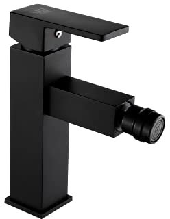 DP Grifería Arce - Rubinetto monocomando per bidet, colore: Nero